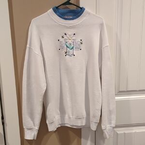 Vintage 90's Embroidered Sweatshirt Crewneck